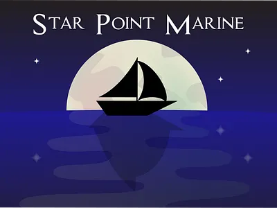 Day 23/50 Boat Logo 23 boat boating branding challenge daily dailylogochallenge day day23 design logo star point marine