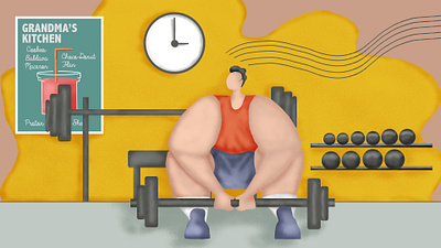 Milk shake desire illustration gym illustration design milkshake schoolofmotion summer