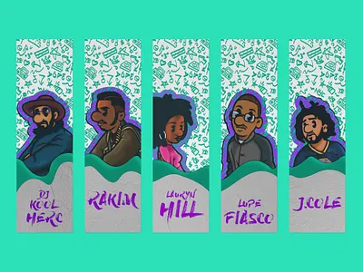 Bookmarks bookmark bookmarks brand identity design hip hop illustration mockup photoshop vector