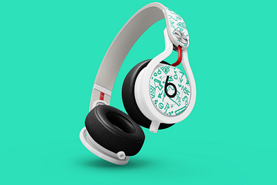 Headphones brand identity branding design headphones hip hop illustration mockup photoshop vector