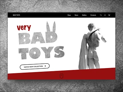 UI challenge: 11 - sex toys design main screen ui ui deisgn web web design