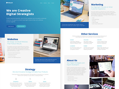 Pixellid Business Website 2020 business consulting design digital front end development launch marketing new pixellid responsive strategy ui user experience web design website