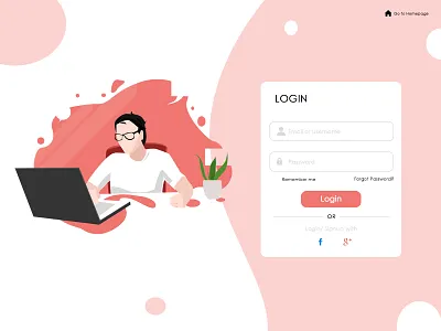 Login branding design digital illustration digitalart flat illustration typography ui ux vector web