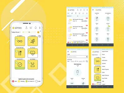 Aimeo - Health Tracking App android app design android app development app design app designer app designers app designers australia app developer app developers app developers australia app development app development company app development company in usa app ui ios app design ios app development