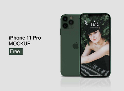 Free iPhone 11 Pro Mockup design freebie freebies iphone iphone x mockup mockup design mockup psd mockup template