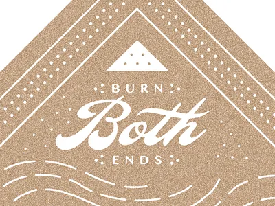 Bandana Crop americana ballpark bandana burn candle flag folk handkerchief lao lhf script texture type typography