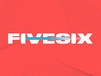 FiveSix: Wordmark Animation animation brand fivesix logo motion motion design motion graphics range slider typography vector visual design wordmark