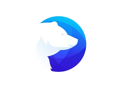 white Bear animal animals bear blue brand branding color colors graphic design logo logo idea logo ideas logo inspiration logoidea logoideas logoinspirations logos vector white wild animal