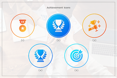 Achievement icons icon icondesign icondesigner iconography ui uiux