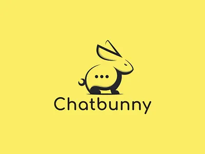 Chat bunny brandidentity bunny chat cleanlogo creativelogo design designagency fiverr freelancer graphicdesign illustration logoconcept logodesigner logodesignersclub logoexcellent logoworld majestic creation minimal typography upwork