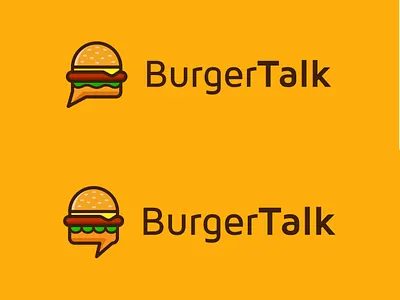 Burger Talk Logo branding burger burger logo burgertalk design designer flat flat design illustrations logo logo design