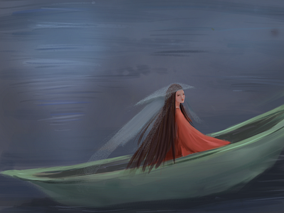 On the boat illustration