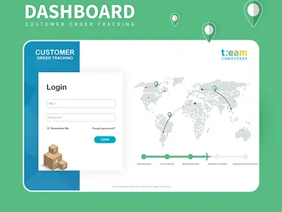 Customer Order Tracking Dashboard Design branding customer order tracking dashboard design dashboard ui design systems illustration information architecture login screen design order tracking dashboard product design saas product design typography ui design user experience (ux) user interface designer visual design wireframe