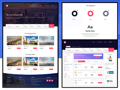 Travel App Web Portal ui ui design user experience user interface ux uxdesign visual design web web design