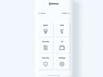 homeUI app dailyui design figma minimal ui uidesign ux vector web