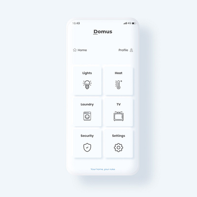 homeUI app dailyui design figma minimal ui uidesign ux vector web