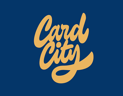 Card City baseball cards clientwork collectibles custom lettering hand drawn handlettering jerryokolo lettering logo designer logodesign logotype procreate sportcards sports logo typography