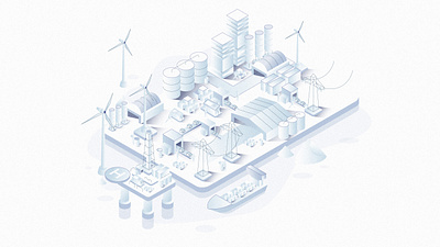 Factory Isometric app design illustration isometric isometric design isometry ui vector