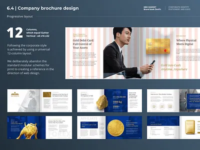 Finance brand book brand branding design logo