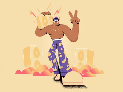 Boombox Wolf animal animal character beanie boom box boombox camo farhay gangster hairy hip hop hiphop monster character radio street character streetwear sunglasses vector vectorart wolf wolf character