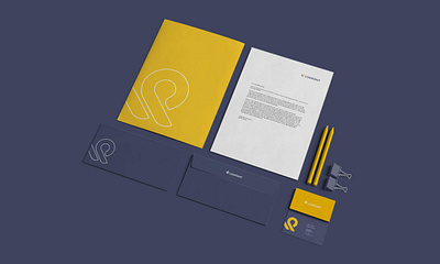 Logpoint art direction design logo print stationary visual design visual identity