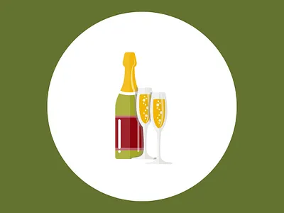 100 days of vector illustration day 98 100 days of illustration 100daychallenge 100days 2020 adobe illustrator celebrate champagne design detail illustration glasses illustration new year vector vector illustration