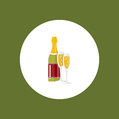 100 days of vector illustration day 98 100 days of illustration 100daychallenge 100days 2020 adobe illustrator celebrate champagne design detail illustration glasses illustration new year vector vector illustration