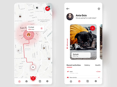 PetWise - Mobile App animal app application design dog finder googlecloud ios lost lovedog map mobile pet petfinder petwise stepwise ui uidesign ux uxdesign