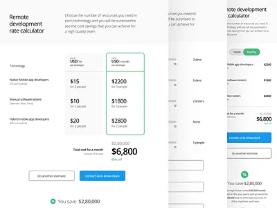 Pricing page - UI app chart form page pricing pricing table product ui web