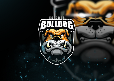 Bulldog logo branding character design esport gamer illustration logo mascot sports t shirt vector