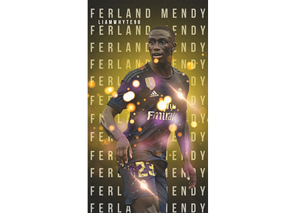 Ferland Mendy - Real Madrid's French Left Back cr7 cristiano ronaldo design fifa fifa 20 fifa edit football football club football design football edit footballer illustration lionel messi photoshop poster real madrid real madrid edit soccer edit wallpaper