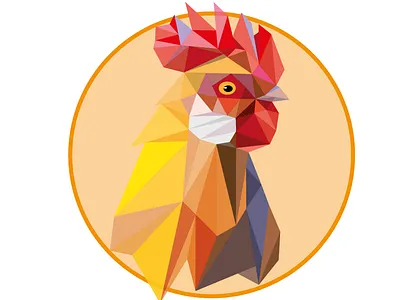 Rooster adobe adobe illustrator illustrator vector art vector design vector illustration vectorart