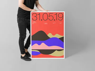 Poster PSD Mockup artwork branding bundle canvas download frame identity illustration mockups poster print psd stationery template typography