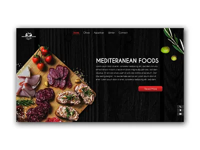 Restaraunt Website design ui ui ux ui design uidesign uiux ux uxdesign uxui webdesign
