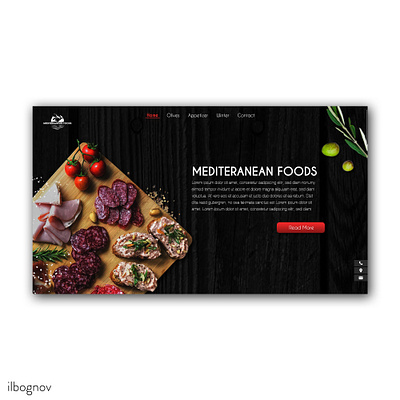 Restaraunt Website design ui ui ux ui design uidesign uiux ux uxdesign uxui webdesign