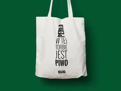 Shopping Bag. Perła bag beer beer art beer branding brand branding design identity illustraion illustrator logo mark promo shopping shopping bag typo typography vector