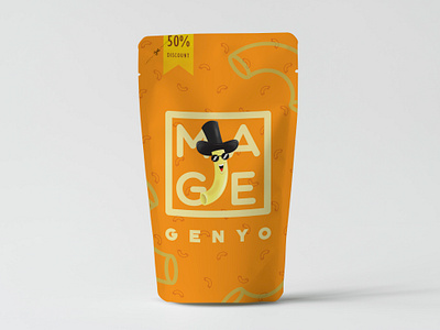 Packaging & Branding for Macaroni Genyo badge brand design branding and identity food illustration illustrator label packaging printing snack