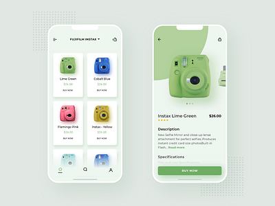 Shopping App Concept 2d animation app art camera clean color dailyui design illustration interface minimal mobile shopping app simple sketch typography ui ux vector