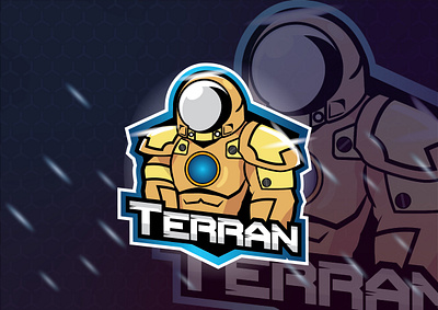 terran branding design esport logo game icon illustration illustrator logo mascot design vector