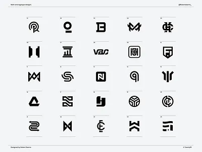 25 Marks and Logotypes of 2019 2019 behance behance project collections design logo logotype mark