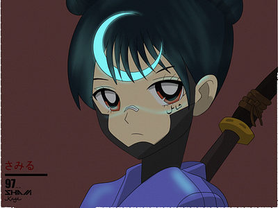 the horn will become a moon cyber girl moon samouraï