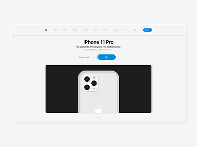 Apple E-Store Neumorphic Design Concept apple brand brand design branding design flat minimal neumorphism soft ui ux vector web website