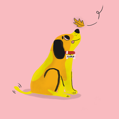 Puppy character character design color cute dog doodle drawing illustration styleframe