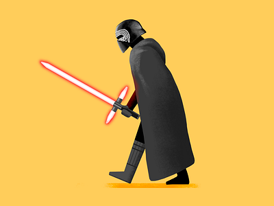 Kylo Ren character digital fanart illustration kylo ren procreate star wars starwars