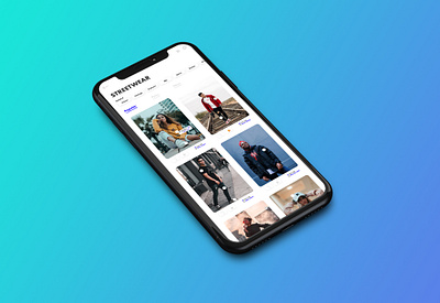 Fashion Pinterest inspired UI app minimal product sketch ui ux visual design