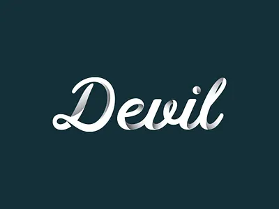 DEVIL TYPOGRAPHY adobe animation branding design illustration illustrator product typography vector website