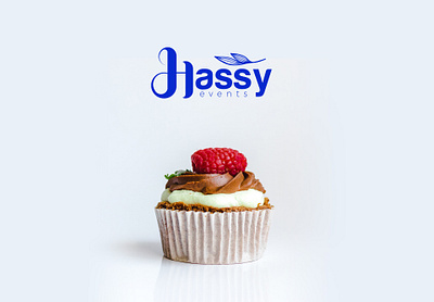 Hassy Event Logo brand identity branding decor event event branding event logo illustration logo logo design logotype minimal pastries simple