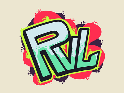 RVL Graffiti Detail atlanta design graffiti graffiti art graffiti digital lettering procreate type typography