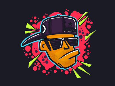 Graffiti Character character design graffiti graffiti art graffiti digital mascot procreate