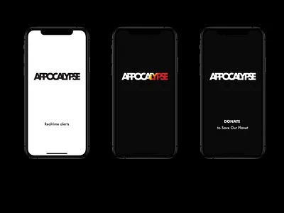 Appocalypse app branding dailyui dark dark mode design ios logo magdalenamigas mobile ui ux